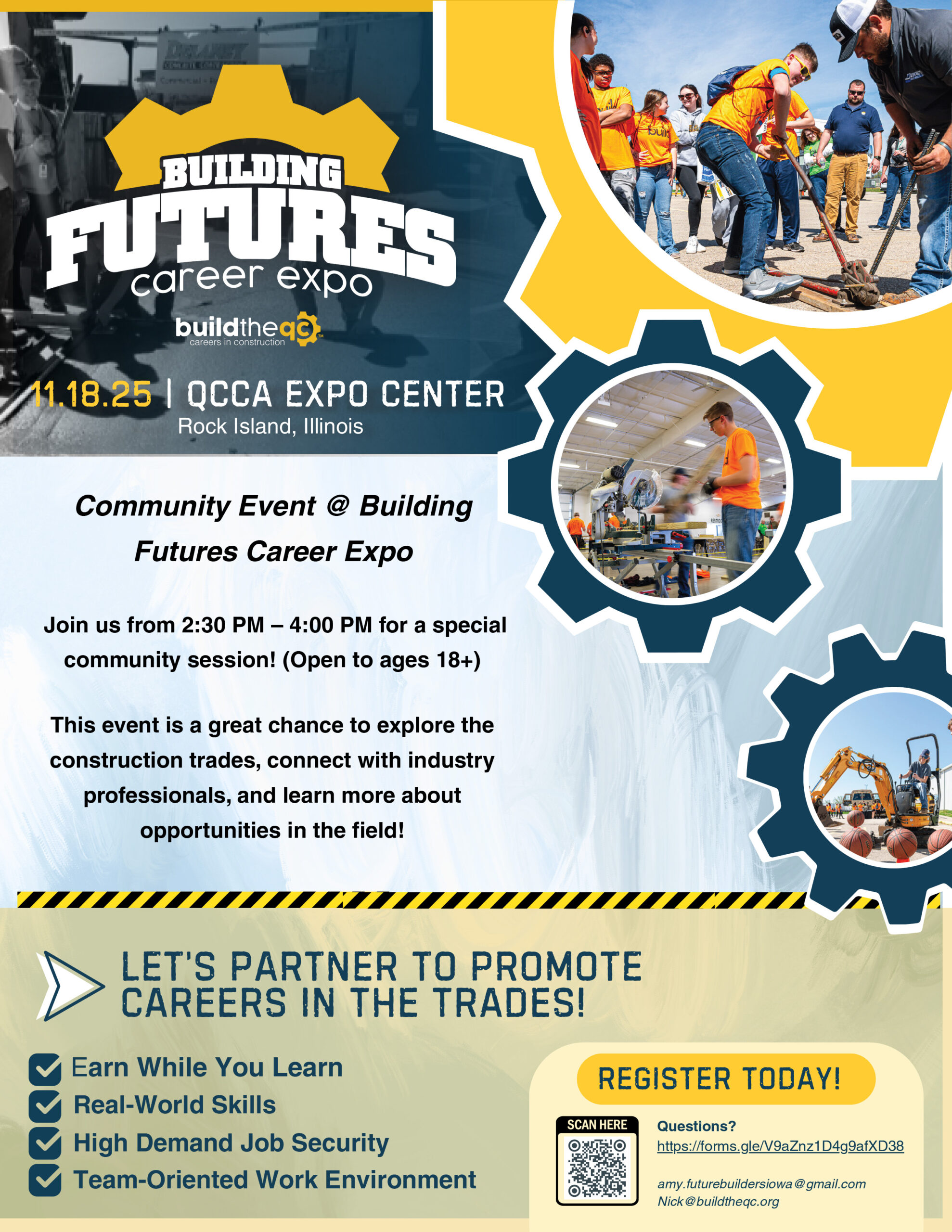 Building Futures Career Expo Invites Adults to Explore High-Demand Careers in the Skilled Trades