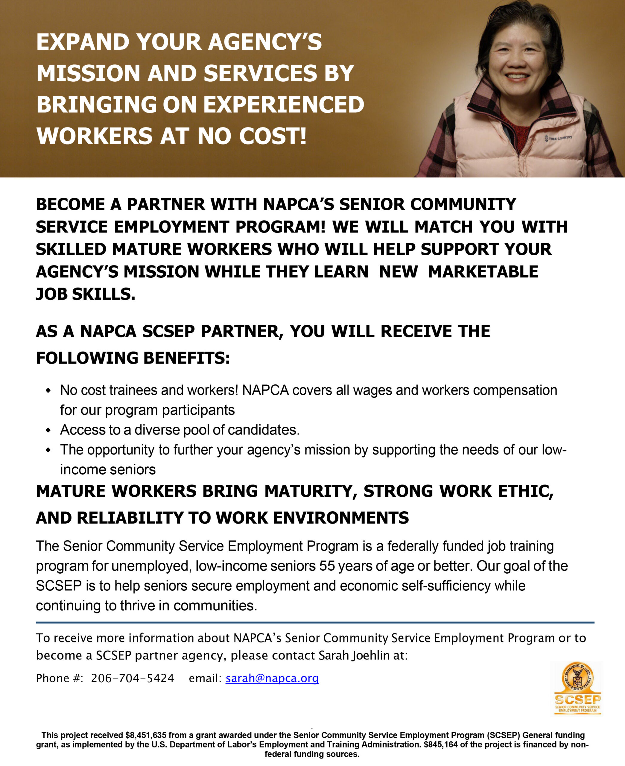 NAPCA for Seniors and Businesses