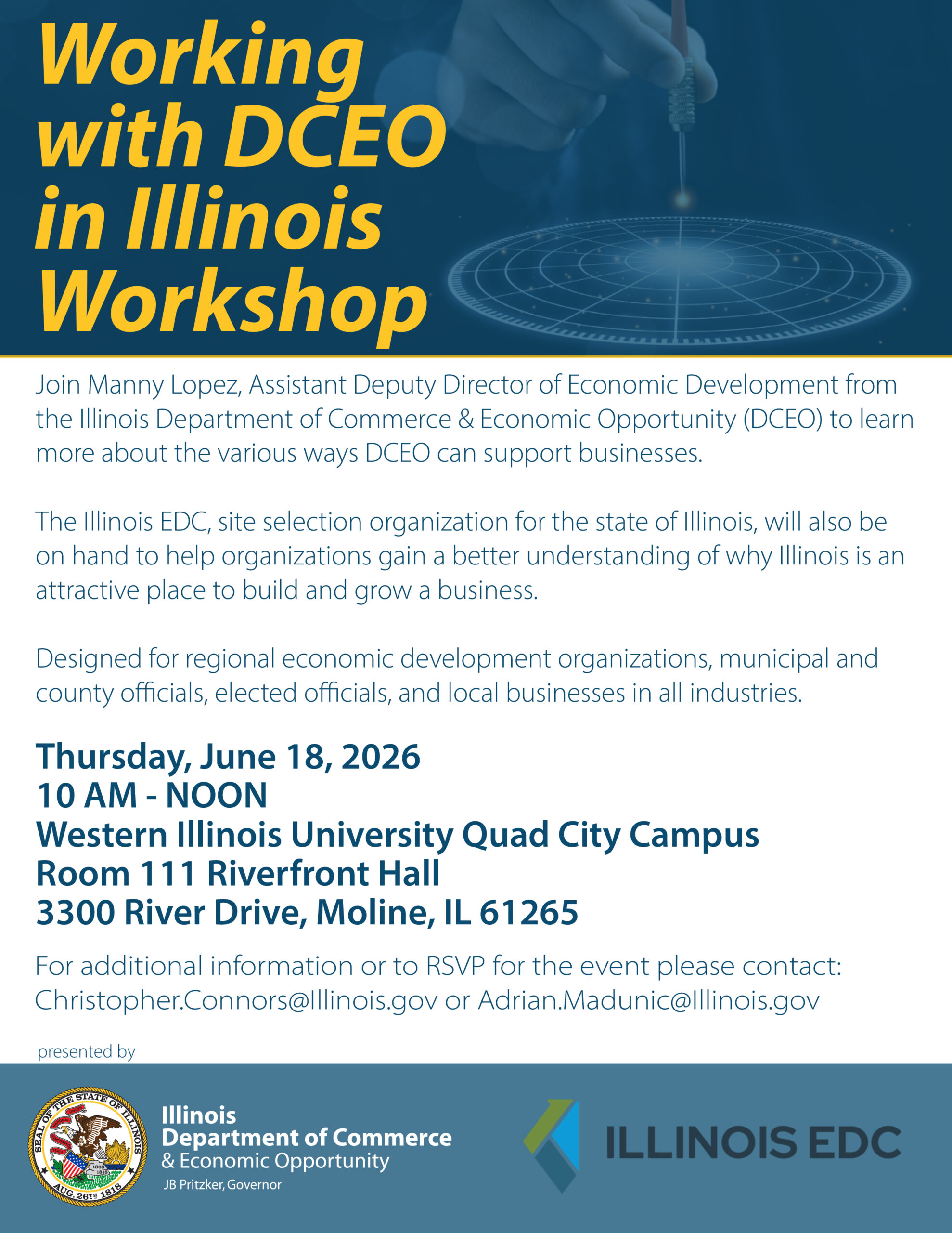 Westerin Illinois Workshop - Working With DCEO